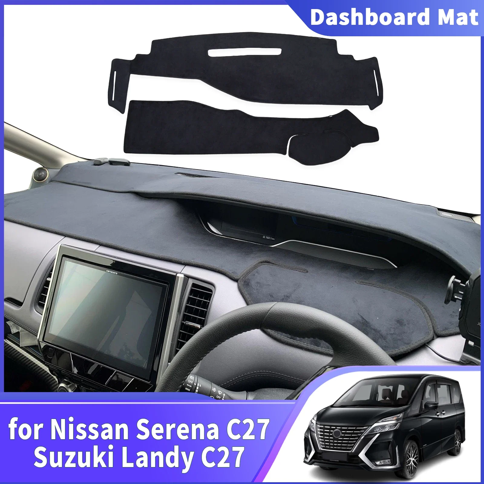 For Nissan Serena C27 2016-2022 Suzuki Landy DashMat Sunshade Car Dashmat Dashboard Cover Pad Protective Carpet Accessories
For Nissan Serena C27 2016-2022 Suzuki Landy DashMat Sunshade Car Dashmat Dashboard Cover Pad Protective Carpet Accessories