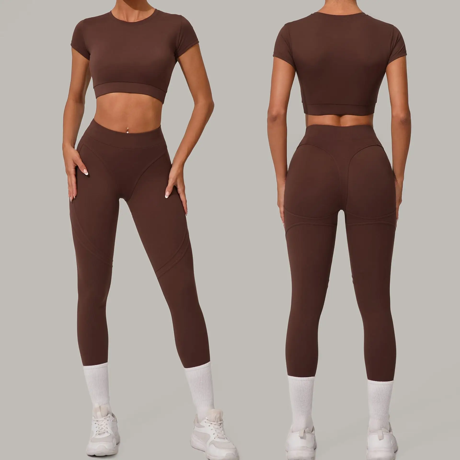 Seamless Yoga Sets Sports Fitness High Waist Hip Lift Tight Breathable Tracksuit Workout Clothing Gym Leggings Suit for Women
Seamless Yoga Sets Sports Fitness High Waist Hip Lift Tight Breathable Tracksuit Workout Clothing Gym Leggings Suit for Women
