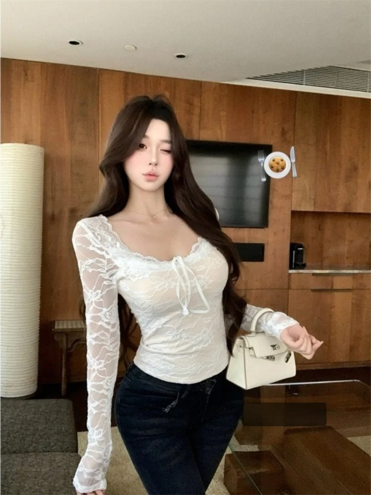 Ele Pure Desire Lace irt Women's Winter 2025 New Design Slimming Waistline 3D Lace Top French Sle Universal Fit Slimming
Ele Pure Desire Lace irt Women's Winter 2025 New Design Slimming Waistline 3D Lace Top French Sle Universal Fit Slimming