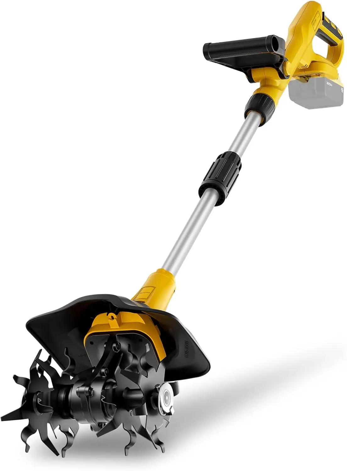 Cordless Garden Tiller Cultivator Compatible with DeWalt 20V MAX Battery 360 RPM High Torque 9 Width x 7 Depth Lightweight
Cordless Garden Tiller Cultivator Compatible with DeWalt 20V MAX Battery 360 RPM High Torque 9 Width x 7 Depth Lightweight