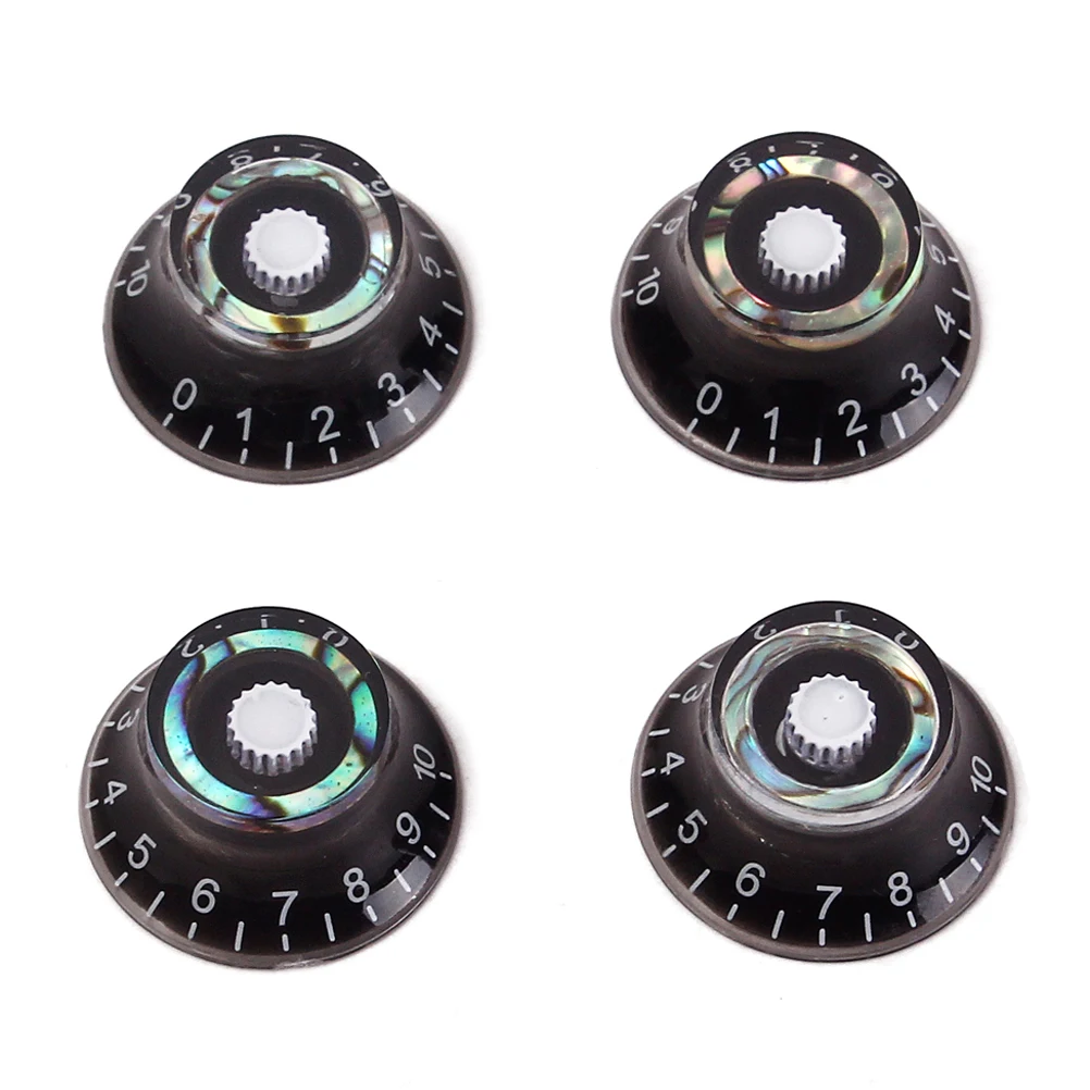 4 pcs UFO Abalone Electric Guitar Parts Control Knobs Volume Tone Speed Replacement Accessories Durable Plastic
4 pcs UFO Abalone Electric Guitar Parts Control Knobs Volume Tone Speed Replacement Accessories Durable Plastic