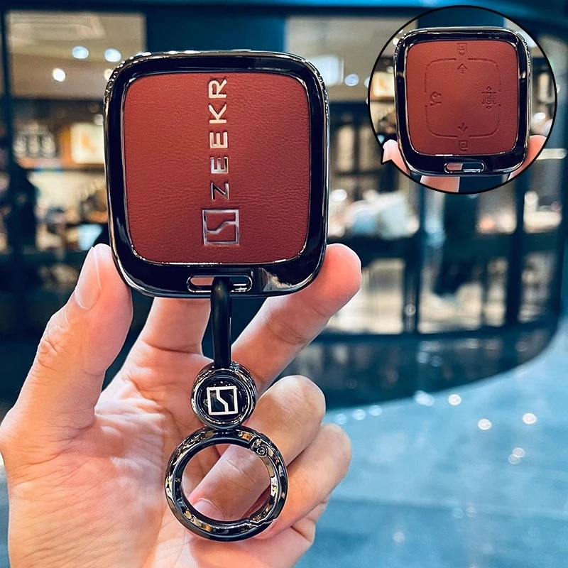 Car Key Case Zinc Alloy for Geely Zeekr 7X 001 007 X 007GT MIX Leather Car Key Housing Cover Bracket Keychain Shell Protector
Car Key Case Zinc Alloy for Geely Zeekr 7X 001 007 X 007GT MIX Leather Car Key Housing Cover Bracket Keychain Shell Protector