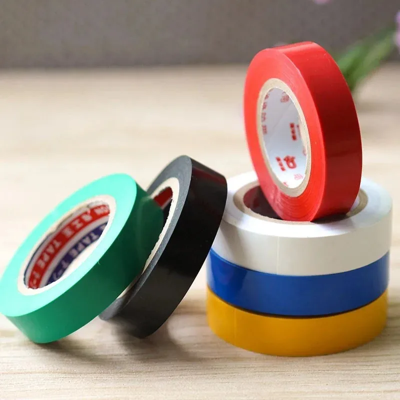 10M/ Rolls PVC Flame Retardant Electrical Insulation Tape, Self-Adhesive Waterproof Insulation Tape Assorted Colors
10M/ Rolls PVC Flame Retardant Electrical Insulation Tape, Self-Adhesive Waterproof Insulation Tape Assorted Colors 