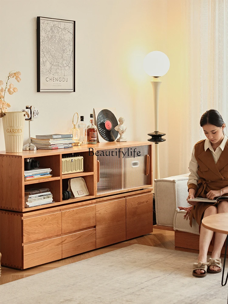 Nordic Solid Wood Module TV Cabinet Cherrywood Japanese Style Living Room Bookcase Floor Log
Nordic Solid Wood Module TV Cabinet Cherrywood Japanese Style Living Room Bookcase Floor Log