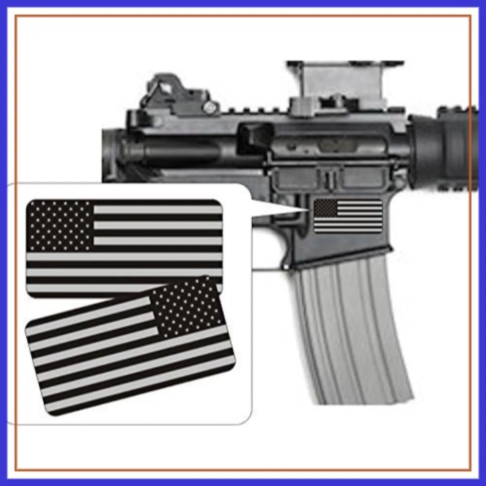 2x AR15 Lower American Flags Black Ops Decals | Stealth Flag Stickers AR-15 5.56 .223
2x AR15 Lower American Flags Black Ops Decals | Stealth Flag Stickers AR-15 5.56 .223