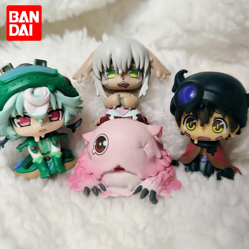 Original Bandai V2 Gashapon Made in Abyss Anime Action Figure Melting Shape Meinya Prushka Faputa Riko Reg Collectible Toy Model
Original Bandai V2 Gashapon Made in Abyss Anime Action Figure Melting Shape Meinya Prushka Faputa Riko Reg Collectible Toy Model