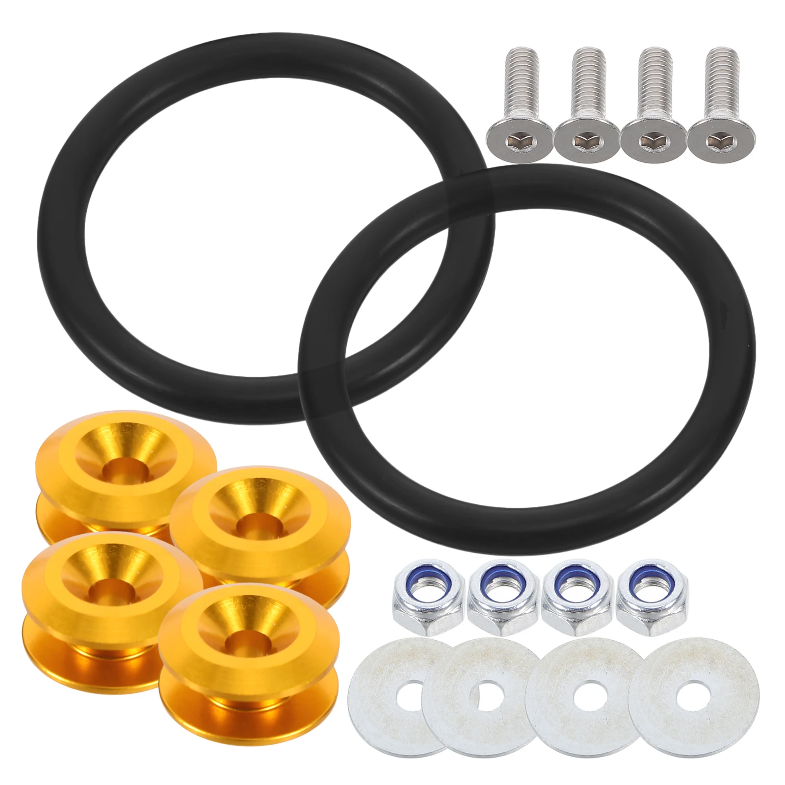 Aluminum Alloy Bumper Quick Release Fasteners Kit Car Accessories Colorful Washer Bolt 7 Colors Durable Easy Install Front Rear
Aluminum Alloy Bumper Quick Release Fasteners Kit Car Accessories Colorful Washer Bolt 7 Colors Durable Easy Install Front Rear