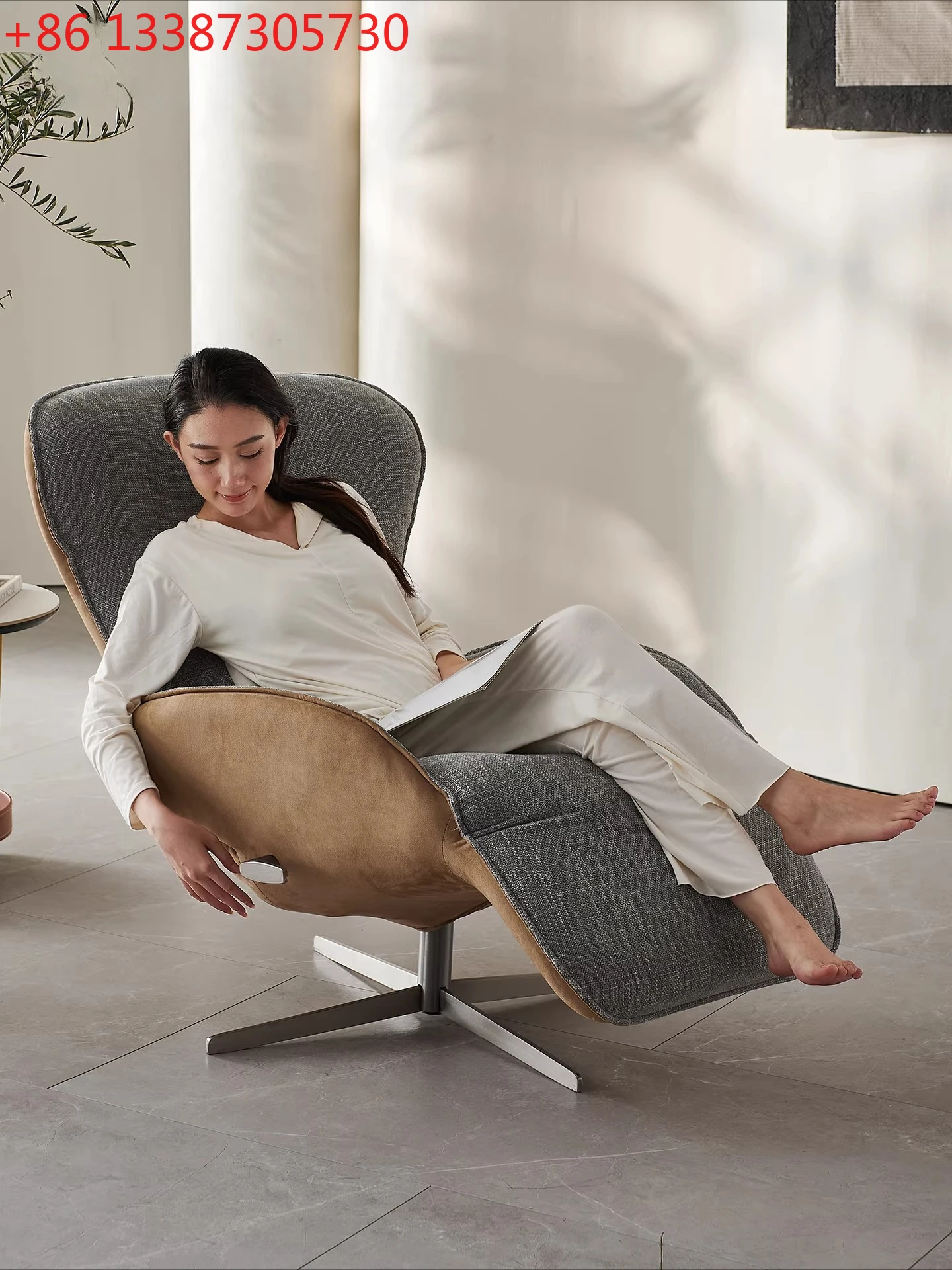 Итальянское минималистичное кресло-реклайнер с нулевой гравитацией для гостиной, 360 градусов ° Вращающееся кресло-софа
Итальянское минималистичное кресло-реклайнер с нулевой гравитацией для гостиной, 360 градусов ° Вращающееся кресло-софа