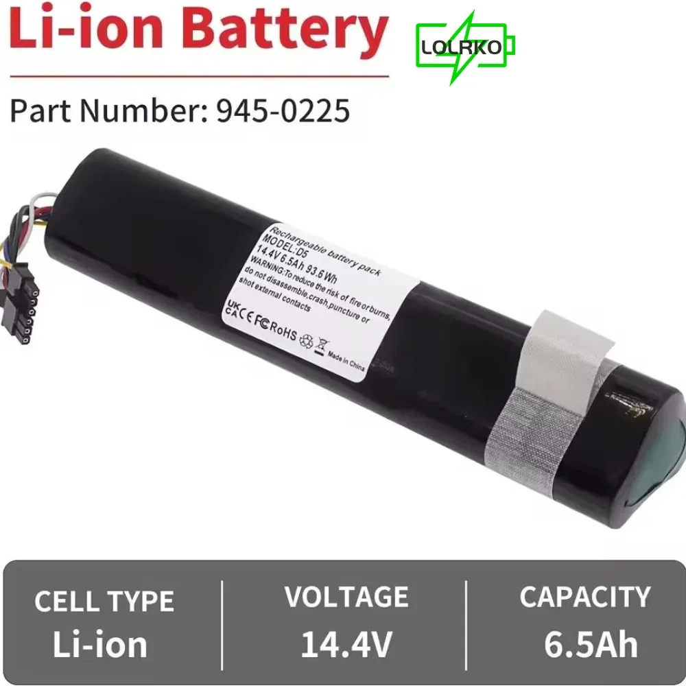 Latest 2025NIO Botvac D3 D4 D5 D6 D7 945-0225/05-0011 Vacuum Robot Original 14.4V 12800mAh Lithium ion Replacement Battery
Latest 2025NIO Botvac D3 D4 D5 D6 D7 945-0225/05-0011 Vacuum Robot Original 14.4V 12800mAh Lithium ion Replacement Battery