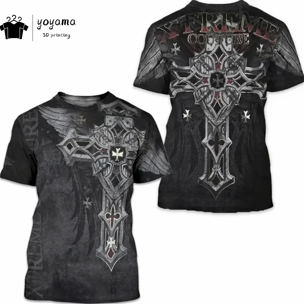 Vintage Cross Skull Men's Clothing 3D Print Ghost Mens Clothing Round Neck Short Sleeve Tee Casual Oversized T-shirt Hip Hop Top
Vintage Cross Skull Men's Clothing 3D Print Ghost Mens Clothing Round Neck Short Sleeve Tee Casual Oversized T-shirt Hip Hop Top