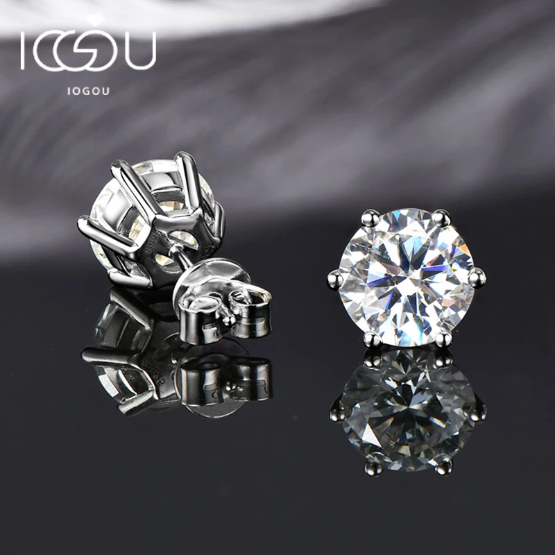 Classic 3ct 2ct VVS1 Moissanite Earrings for Women Men 925 Sterling Silver Jewelry 0.5ct 1ct Lab Diamond Piercing Stud Earrings
Classic 3ct 2ct VVS1 Moissanite Earrings for Women Men 925 Sterling Silver Jewelry 0.5ct 1ct Lab Diamond Piercing Stud Earrings