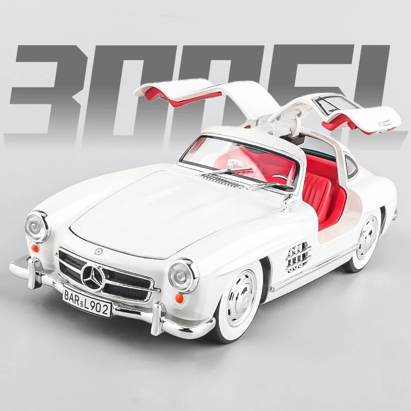 1:24 Mercedes-Benz 300SL классический автомобиль модель автомобиля из сплава звук и свет отступить детские игрушки коллекционные предметы подарок на день рождения 
1:24 Mercedes-Benz 300SL классический автомобиль модель автомобиля из сплава звук и свет отступить детские игрушки коллекционные предметы подарок на день рождения