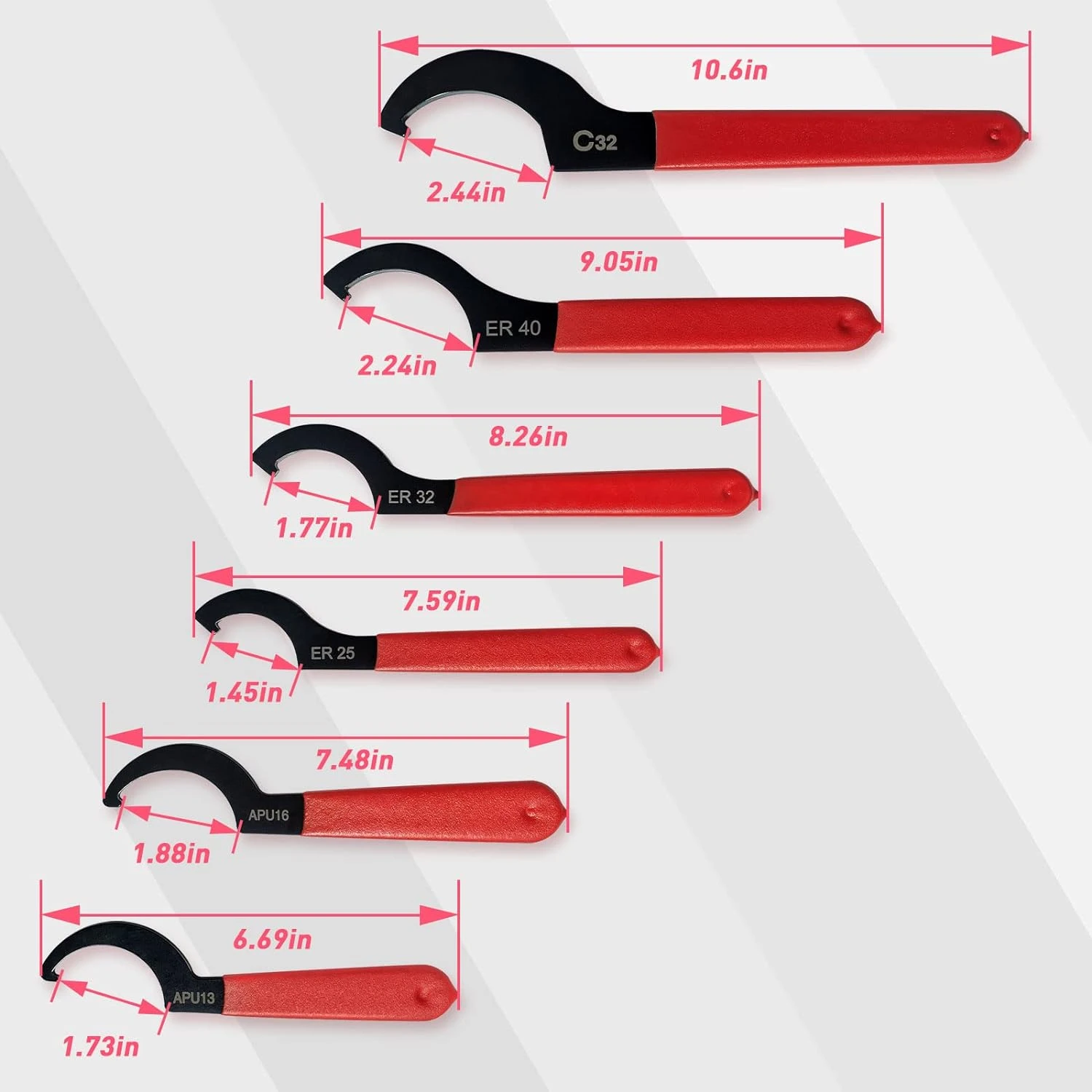 Adjustable High-Quality Premium Coilover Spanner Kit for Enhanced Professional Performance Complete 6PCS Set in Convenient Carr
Adjustable High-Quality Premium Coilover Spanner Kit for Enhanced Professional Performance Complete 6PCS Set in Convenient Carr