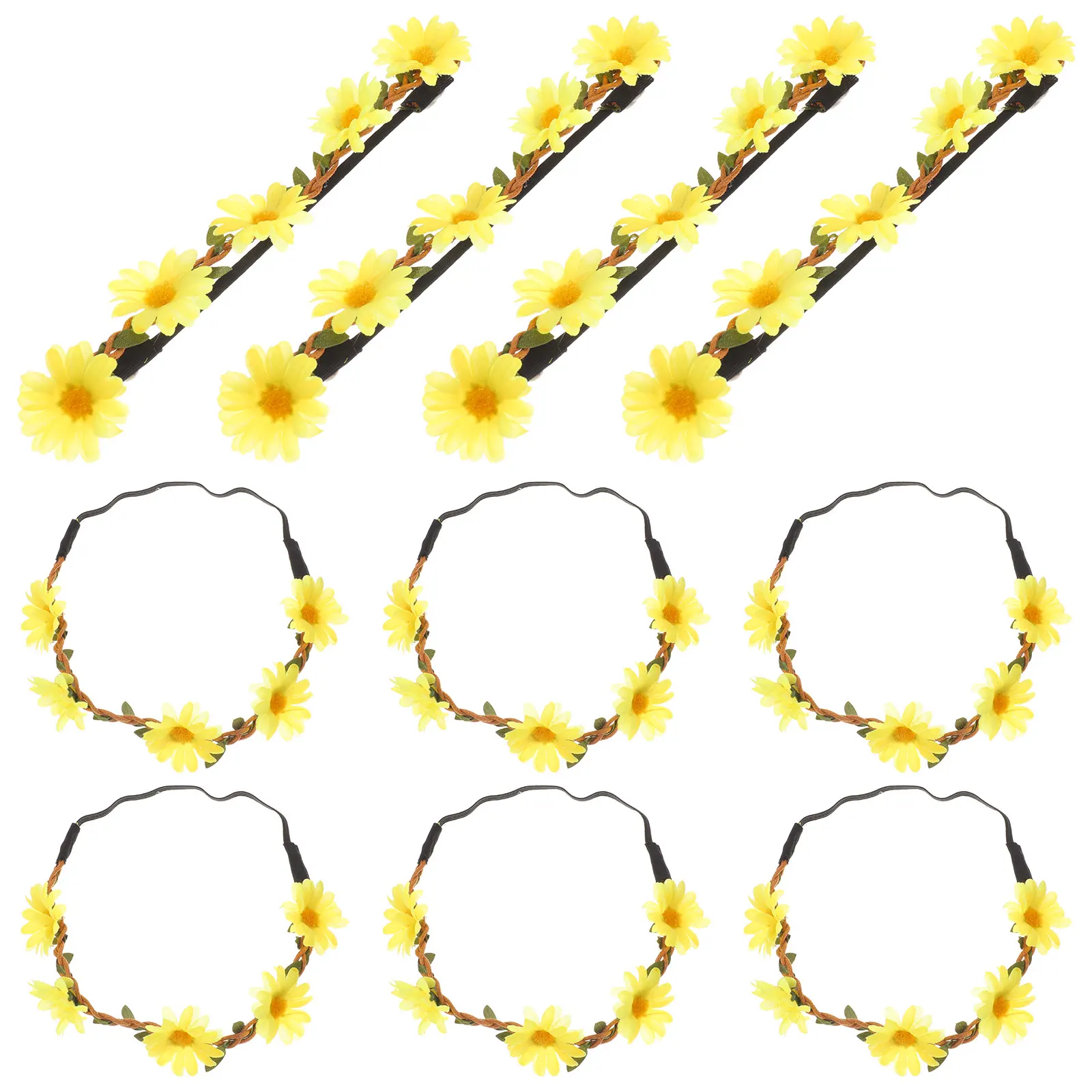 10pcs Yellow Flower Headbands Women Hair Wreaths Wedding Decorations Bridal GarlandVintage Vintage Hairband Accessories
10pcs Yellow Flower Headbands Women Hair Wreaths Wedding Decorations Bridal GarlandVintage Vintage Hairband Accessories