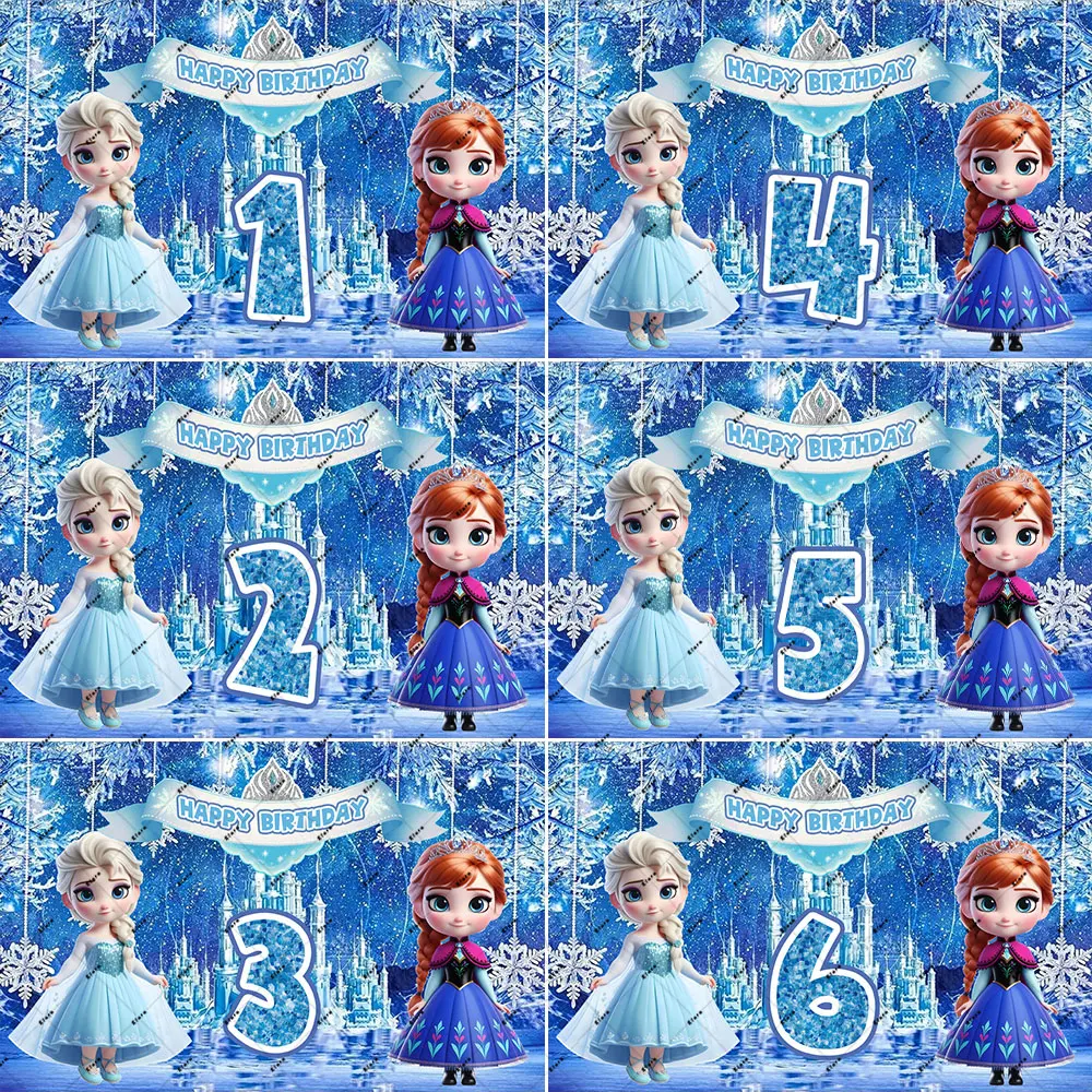 Frozen Elsa Anna Snow Queen Princess Birthday Party Decor Winter Ice Snowflake Castle Baby Shower Portrait Photography Backdrop
Frozen Elsa Anna Snow Queen Princess Birthday Party Decor Winter Ice Snowflake Castle Baby Shower Portrait Photography Backdrop