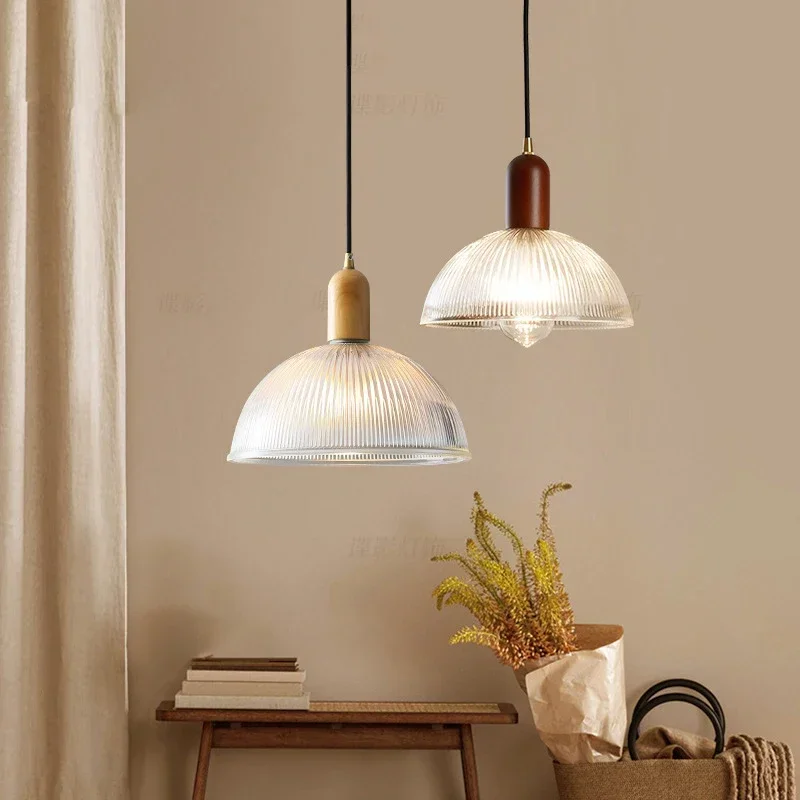 Japanese Style Simple Glass Chandelier Creative Personality Restaurant Bar Single Head Solid Wood Chandelier
Japanese Style Simple Glass Chandelier Creative Personality Restaurant Bar Single Head Solid Wood Chandelier