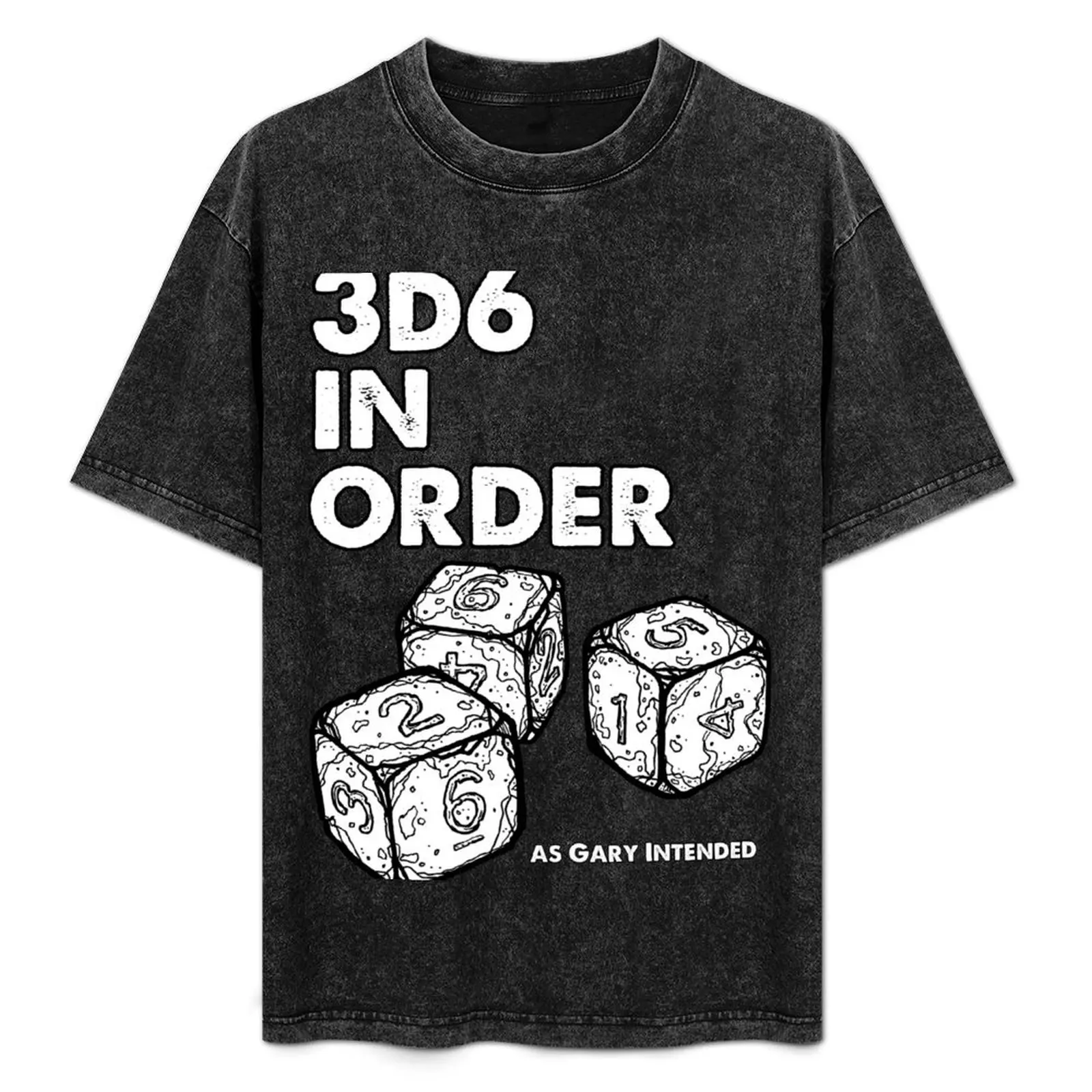 3d6 in Order. As Gary Intended. T-Shirt Fashion Print Casual Short Sleeve
3d6 in Order. As Gary Intended. T-Shirt Fashion Print Casual Short Sleeve