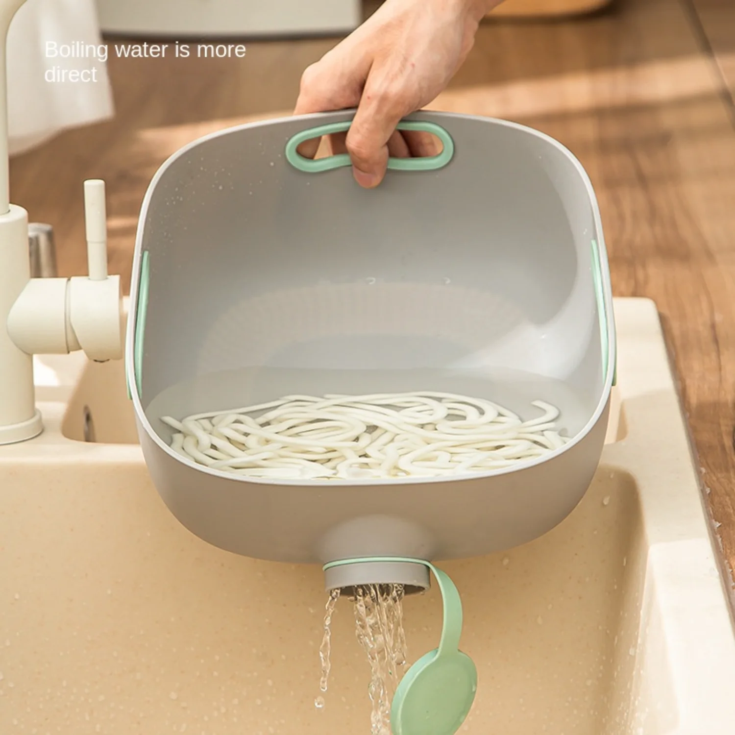 Multifunctional Drain Basket with Side Drain Holes, Classic Style Plastic Filter Bowl for Kitchen, Vegetable and Fruit Washing F
Multifunctional Drain Basket with Side Drain Holes, Classic Style Plastic Filter Bowl for Kitchen, Vegetable and Fruit Washing F