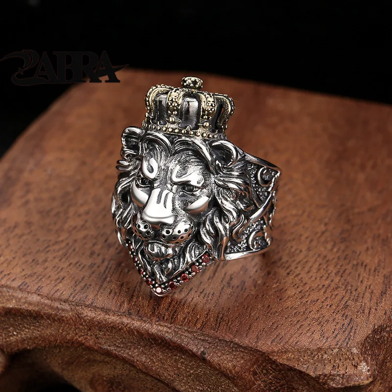 ZABRAS925 Sterling Silver Jewelry Atmospheric Men's Personalized Crown Lion Ring Domineering Open Ring
ZABRAS925 Sterling Silver Jewelry Atmospheric Men's Personalized Crown Lion Ring Domineering Open Ring