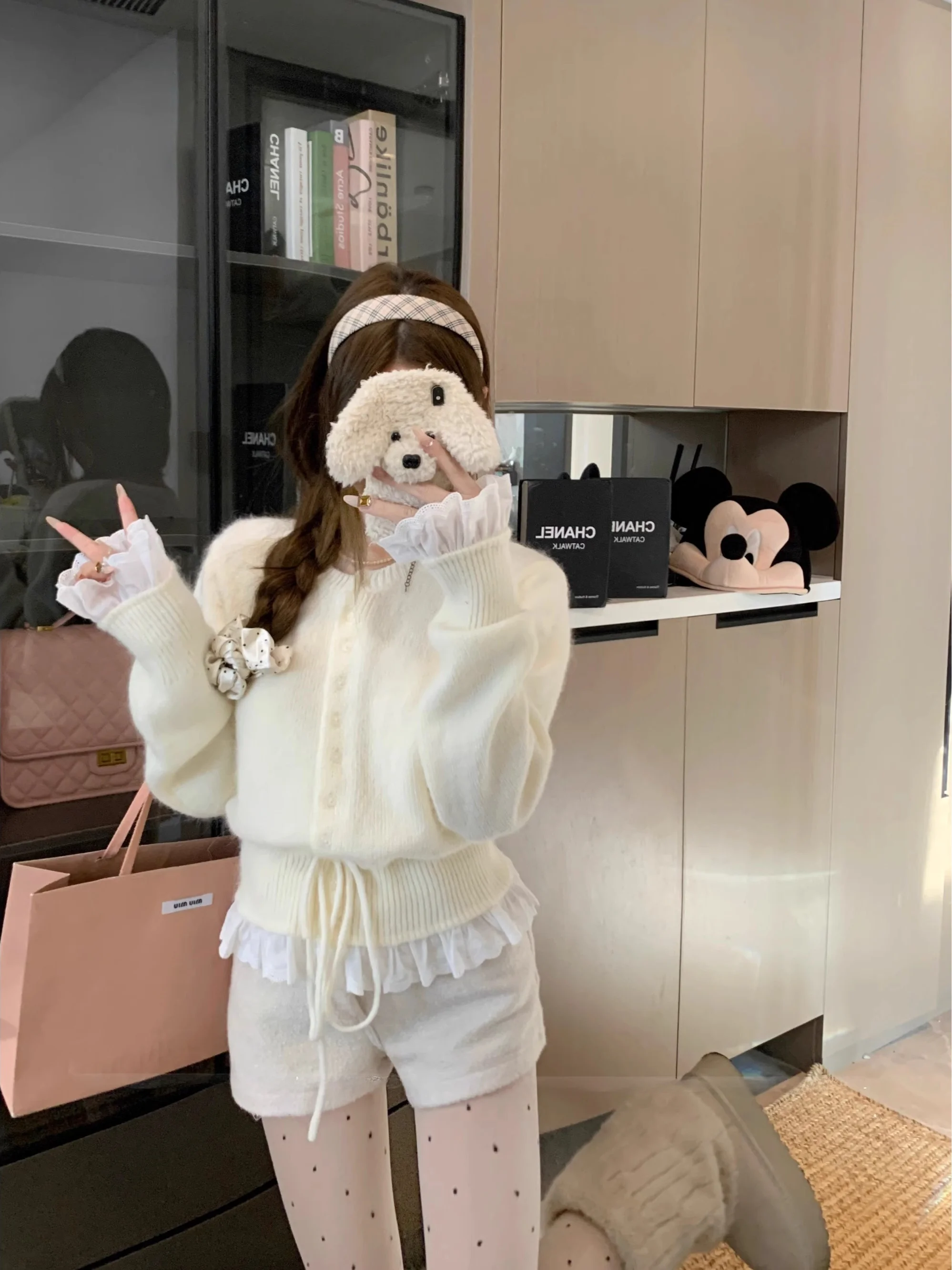 Red Cisas Design Lace Splice Knitted Sweater Women's Spring Ele Flared Sve Belted Cardigan Top Commute Sle
Red Cisas Design Lace Splice Knitted Sweater Women's Spring Ele Flared Sve Belted Cardigan Top Commute Sle