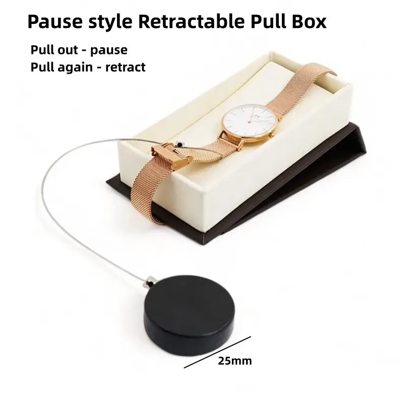 50 Pieces Pause style circular retractable anti-theft Pull box, used for jewelry anti-theft
50 Pieces Pause style circular retractable anti-theft Pull box, used for jewelry anti-theft