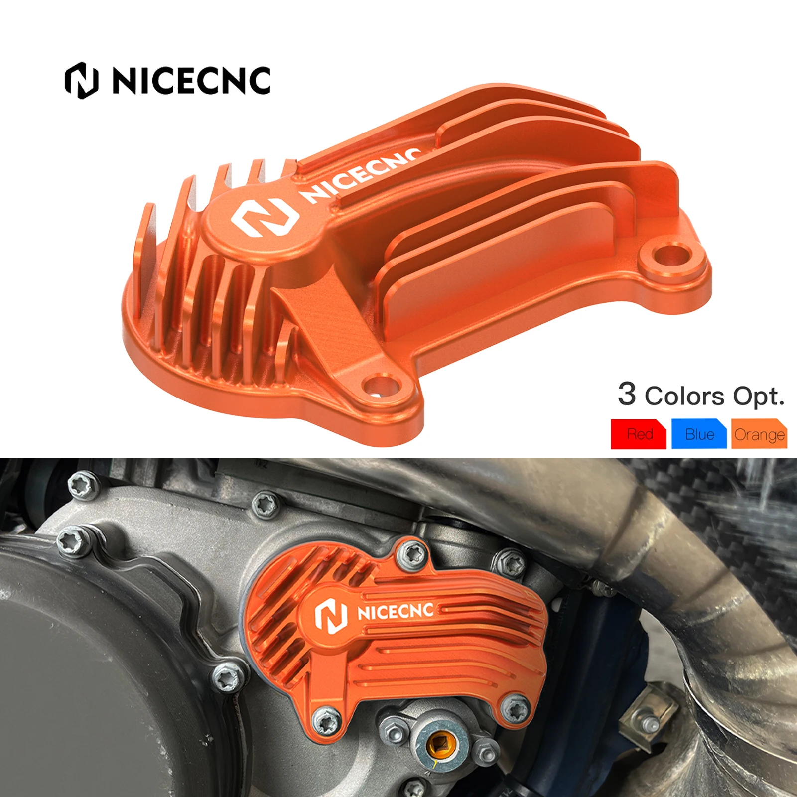 NICECNC For KTM EXC 300 EXC 250 XCW 250 300 2020-2023 XC 250 300 SX 250 2019-2022 Motorcycle Water Pump Cover Guard Protector 
NICECNC For KTM EXC 300 EXC 250 XCW 250 300 2020-2023 XC 250 300 SX 250 2019-2022 Motorcycle Water Pump Cover Guard Protector