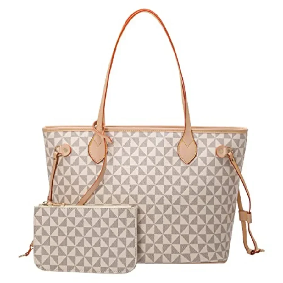 Lacel Urwebin Handbags for Women Designer Fashion Purses Top Handle Satchel Shoulder Bags 2pcs with Small Wallet White
Lacel Urwebin Handbags for Women Designer Fashion Purses Top Handle Satchel Shoulder Bags 2pcs with Small Wallet White