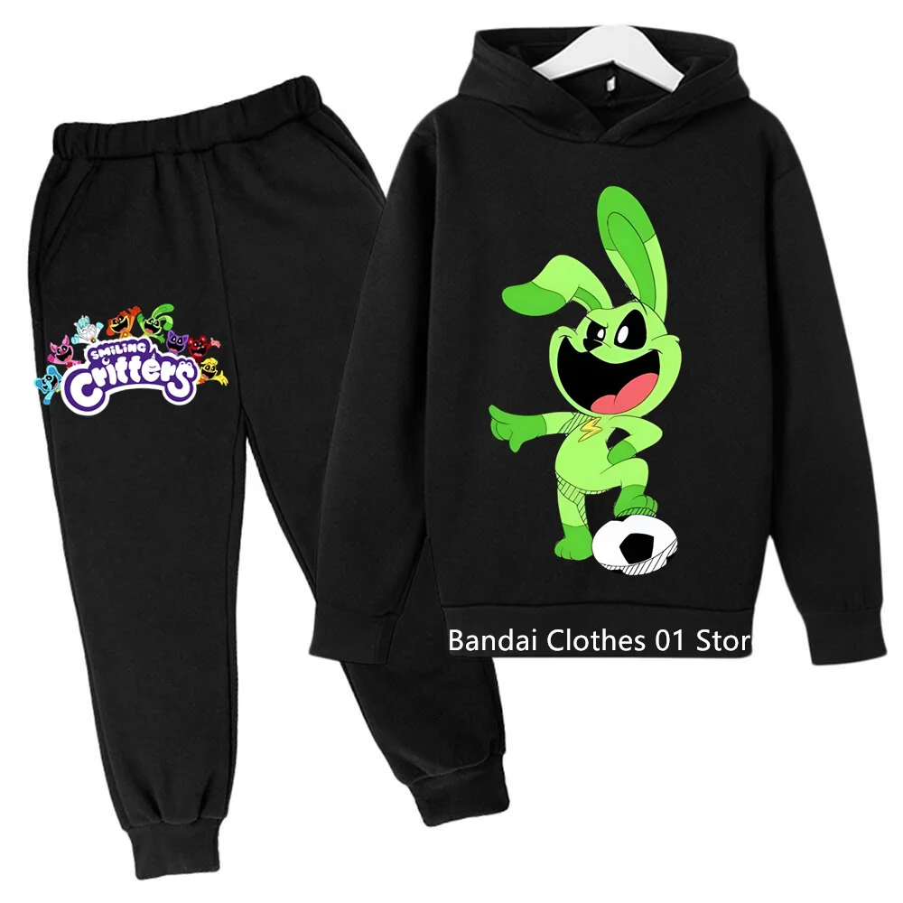 2024 Cartoon Smiling Critters Apparel Cozy and Stylish Clothing Sets for Fall and Winter Seasons Children Cheap New Hoodie Set
2024 Cartoon Smiling Critters Apparel Cozy and Stylish Clothing Sets for Fall and Winter Seasons Children Cheap New Hoodie Set