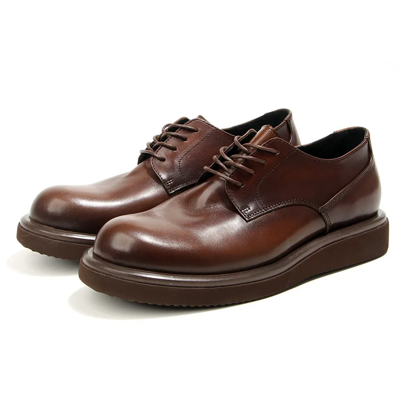 British Casual Men Real Cow Leather Shoes Business Formal Dress Loafers Work Wedding Ankle Boots Spring Autumn Breathable
British Casual Men Real Cow Leather Shoes Business Formal Dress Loafers Work Wedding Ankle Boots Spring Autumn Breathable