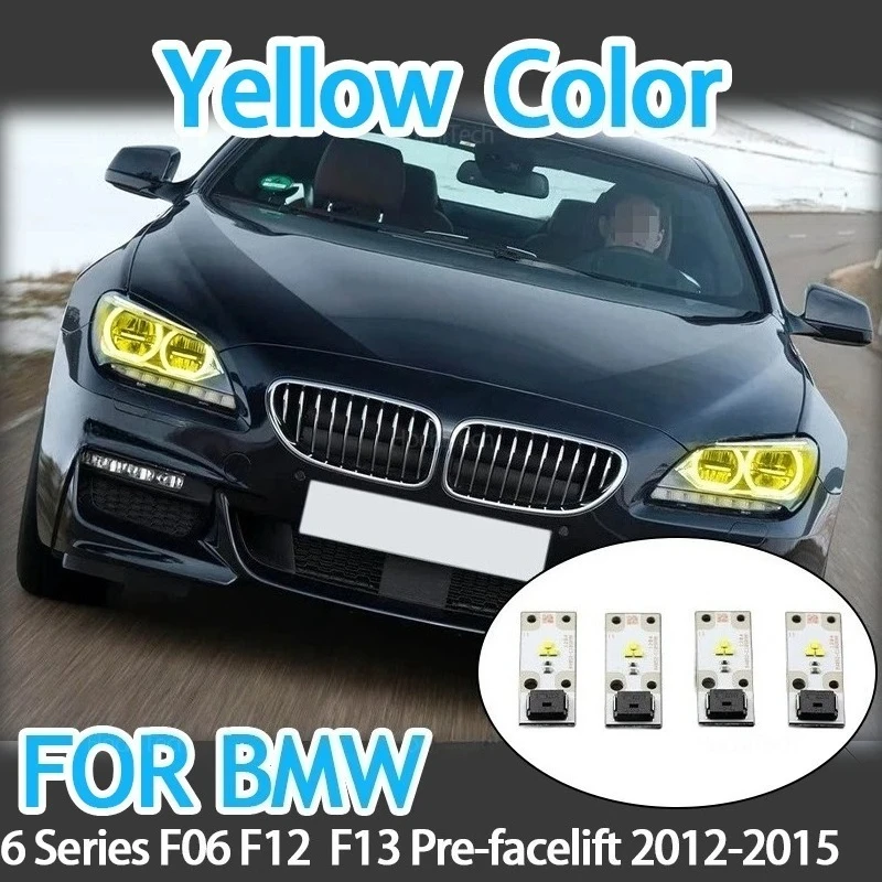 Yellow Headlight LED Insert DRL Daytime Light Board Angel Eyes For BMW 6 Series F06 F12 F13 Pre-facelift 2012-2015 3117263051
Yellow Headlight LED Insert DRL Daytime Light Board Angel Eyes For BMW 6 Series F06 F12 F13 Pre-facelift 2012-2015 3117263051