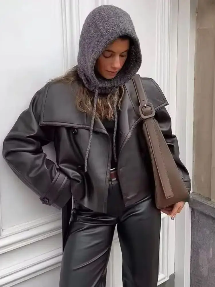 HH Woman Solid Long Sleeves Jackets Bow Lace Up Double Breasted Female Fashion Autumn High Street Turn-Down Collar Coats Trendy
HH Woman Solid Long Sleeves Jackets Bow Lace Up Double Breasted Female Fashion Autumn High Street Turn-Down Collar Coats Trendy