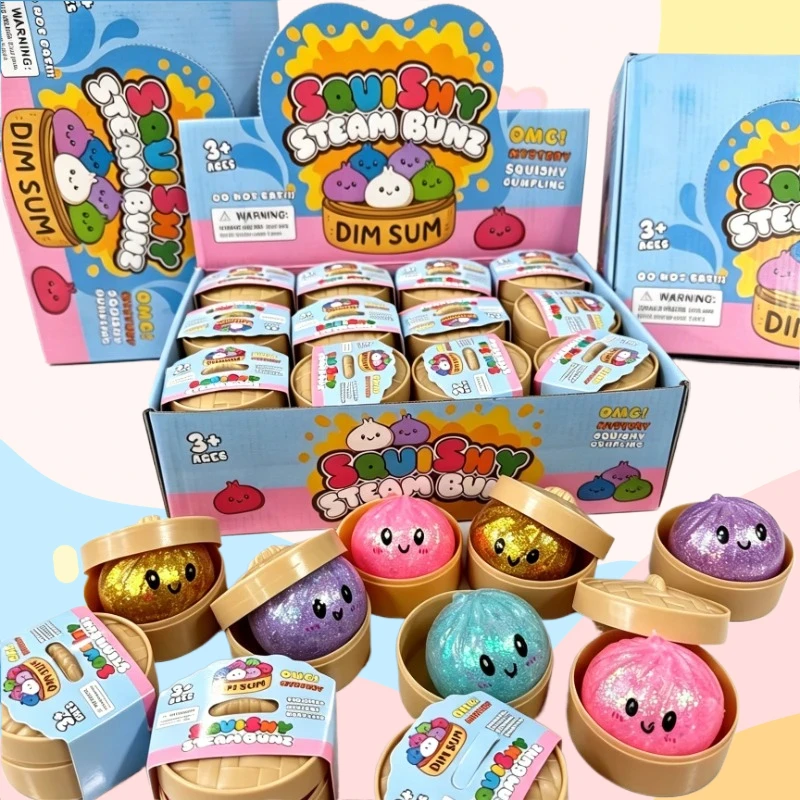 Hot Glitter Dumpling Squishy Maltose Series with Box Dumplings Sensory Squeeze Toy for Stress Relief Random Color
Hot Glitter Dumpling Squishy Maltose Series with Box Dumplings Sensory Squeeze Toy for Stress Relief Random Color