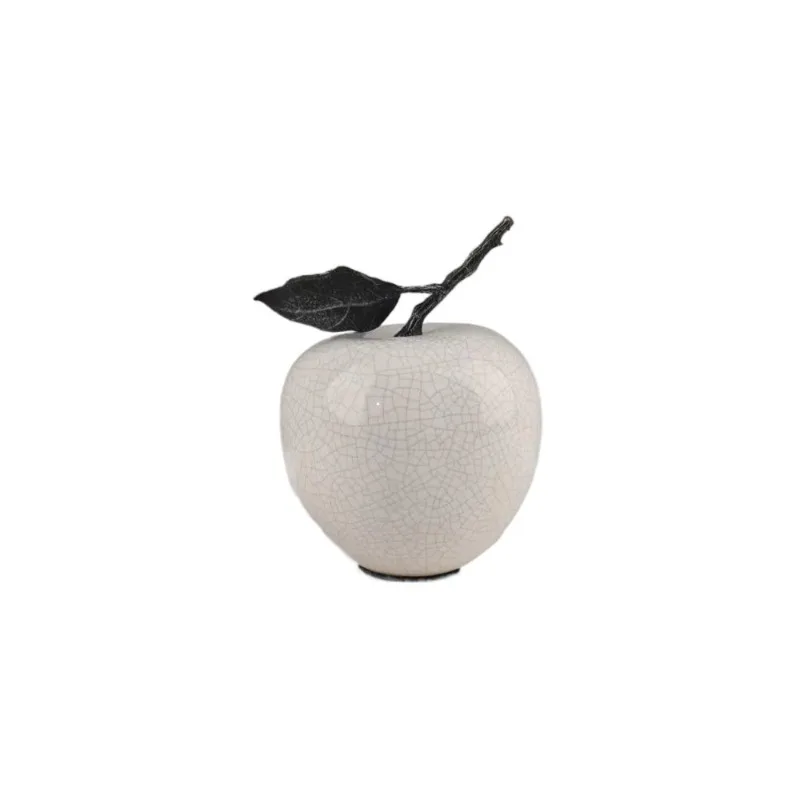Modern Minimalist Crack White Ceramic Apple Decorative Ornament Study TV Cabinet Home Decorations
Modern Minimalist Crack White Ceramic Apple Decorative Ornament Study TV Cabinet Home Decorations