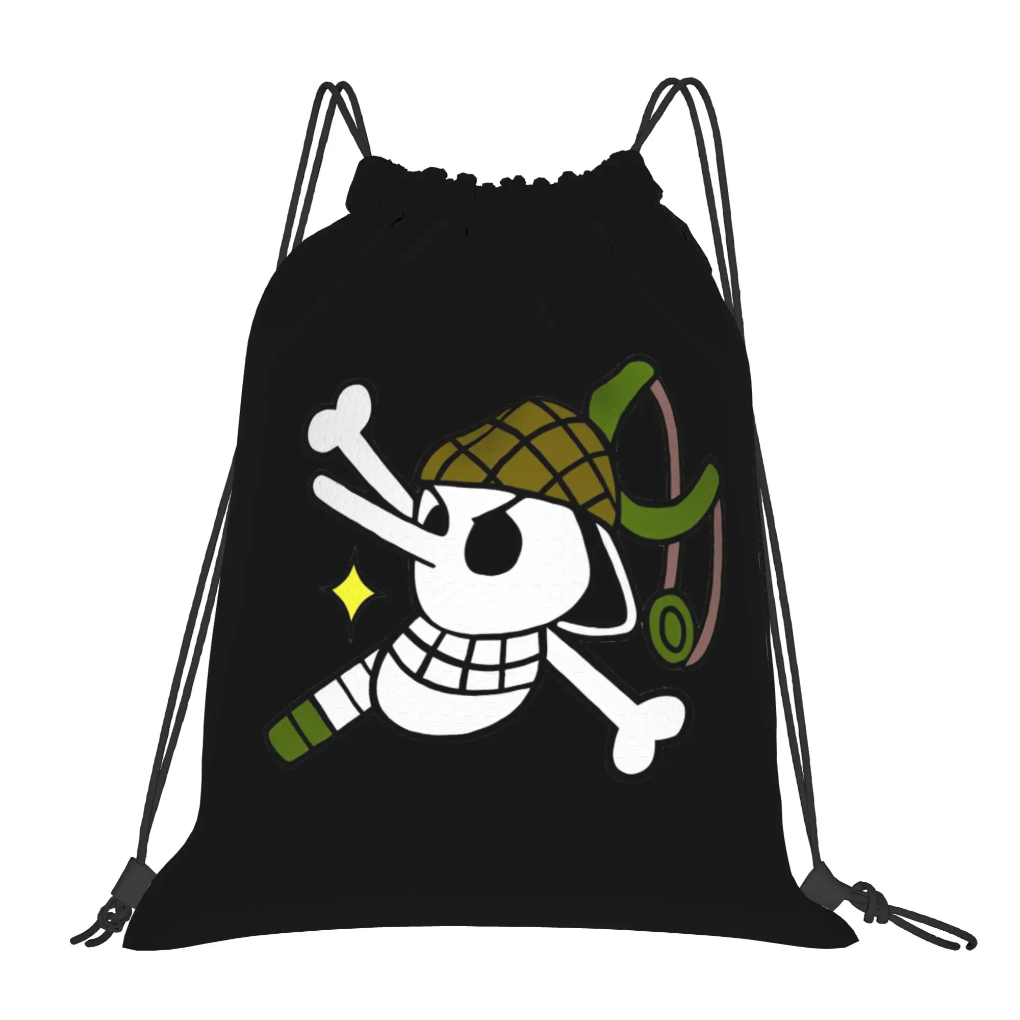 Usopp Bandeira One Piece Flag Drawstring Backpack Sports Gym Sackpack Water Resistant String Bags for Hiking
Usopp Bandeira One Piece Flag Drawstring Backpack Sports Gym Sackpack Water Resistant String Bags for Hiking