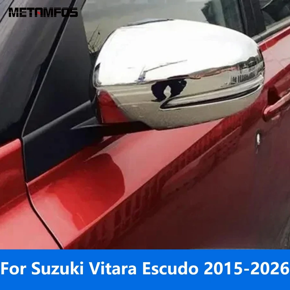 Rear View Side View Mirror Cover Trim For Suzuki Vitara Escudo 2015-2024 2025 2026 Chrome Protection Cap Accessories Car Styling
Rear View Side View Mirror Cover Trim For Suzuki Vitara Escudo 2015-2024 2025 2026 Chrome Protection Cap Accessories Car Styling