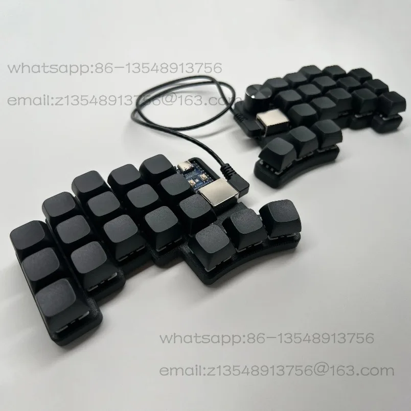 4X6 split mechanical keyboard, two-handed ergonomic keyboard, supports QMK/RGB/VIAL programmable
4X6 split mechanical keyboard, two-handed ergonomic keyboard, supports QMK/RGB/VIAL programmable