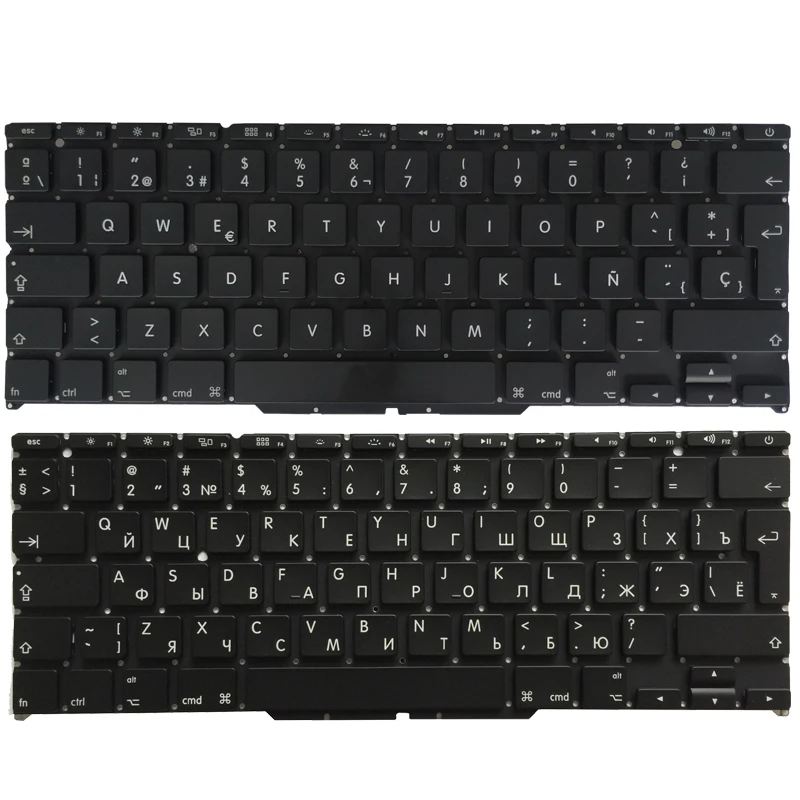 NEW For Macbook Air 11" A1370 A1465 MC968 MC969 MD223 MD224 Russian/US/French/Spanish/Latin laptop Keyboard
NEW For Macbook Air 11" A1370 A1465 MC968 MC969 MD223 MD224 Russian/US/French/Spanish/Latin laptop Keyboard