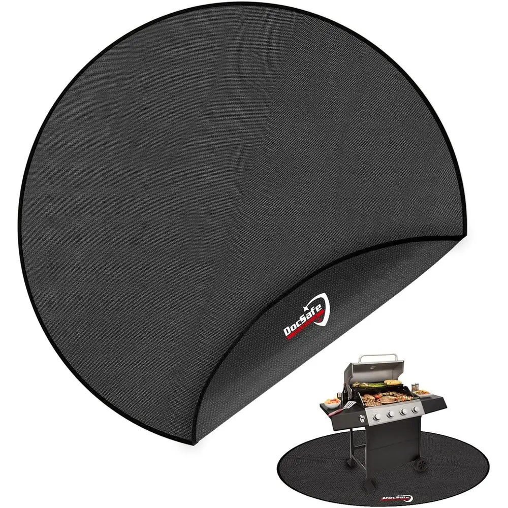 Large Round Under Grill Mat - 4-Layer Heat Insulated Protector for Deck, Patio, Grass, Smoker, BBQ, Reusable Oil and Water Resis
Large Round Under Grill Mat - 4-Layer Heat Insulated Protector for Deck, Patio, Grass, Smoker, BBQ, Reusable Oil and Water Resis