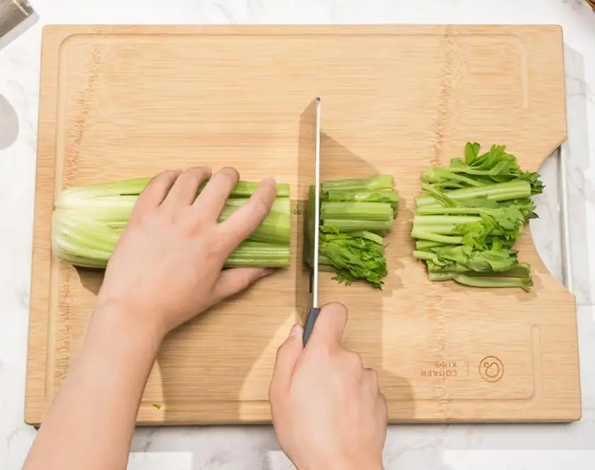 TANGGER Natural bamboo kitchen cutting board 3cm thickened household chopping board chopping board food cutting board 38*28*3cm
TANGGER Natural bamboo kitchen cutting board 3cm thickened household chopping board chopping board food cutting board 38*28*3cm