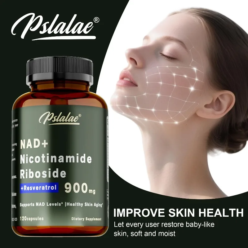 NAD+ Nicotinamide Riboside - Contains Resveratrol To Support Cellular Health, Promote Energy Production, and Boost Vitality
NAD+ Nicotinamide Riboside - Contains Resveratrol To Support Cellular Health, Promote Energy Production, and Boost Vitality