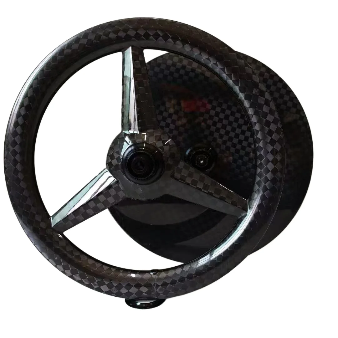 16 Inch Carbon Fiber Bicycle 3-Spokes Disc Wheelset for Brompton Bike Disc Brake 135mm V Brake 112mm 7 Speeds Tri-spokes
16 Inch Carbon Fiber Bicycle 3-Spokes Disc Wheelset for Brompton Bike Disc Brake 135mm V Brake 112mm 7 Speeds Tri-spokes