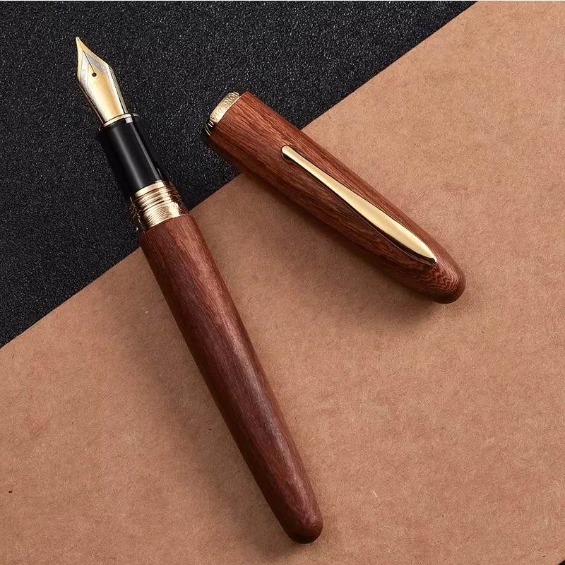 Hongdian 660 Wood Fountain Pen Natural Handmade Jupiter Lucky Star Red Wooden Beautiful Pen EF F Writing Pen
Hongdian 660 Wood Fountain Pen Natural Handmade Jupiter Lucky Star Red Wooden Beautiful Pen EF F Writing Pen