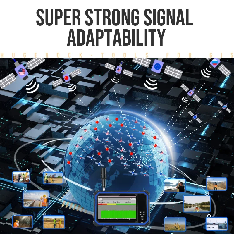 OEM T80GM Gis Data Land Survey Instrument Tracking Equipment Gps Rtk Rugged Android Tablet