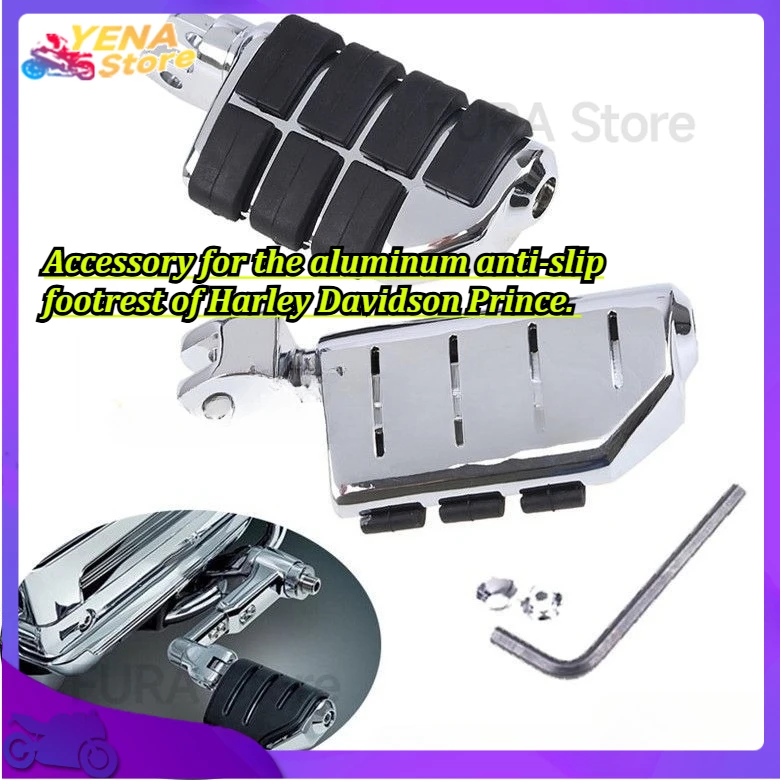 The motorcycle footrest is a suitable accessory for the aluminum anti-slip footrest of Harley Davidson Prince.
The motorcycle footrest is a suitable accessory for the aluminum anti-slip footrest of Harley Davidson Prince.