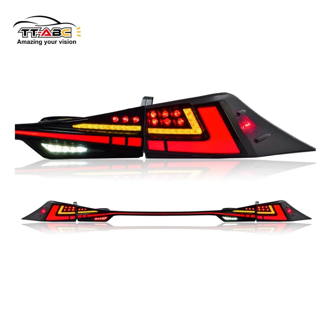 TT-ABC New LED Dynamic Tail Light for Lexus 2013-2020 IS 250 350 Tail Lamp with Spoiler Light Smoked and Red
TT-ABC New LED Dynamic Tail Light for Lexus 2013-2020 IS 250 350 Tail Lamp with Spoiler Light Smoked and Red