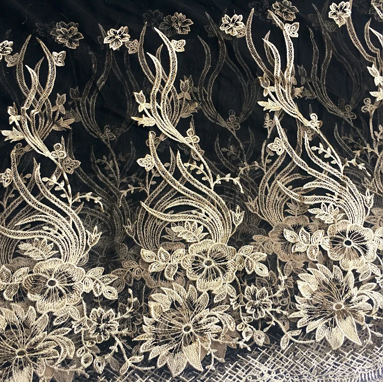 black gold mesh embroidery lace fabric Wedding Dress Tulle Skirt Material fabrics for patchwork kumas telas por metros
black gold mesh embroidery lace fabric Wedding Dress Tulle Skirt Material fabrics for patchwork kumas telas por metros