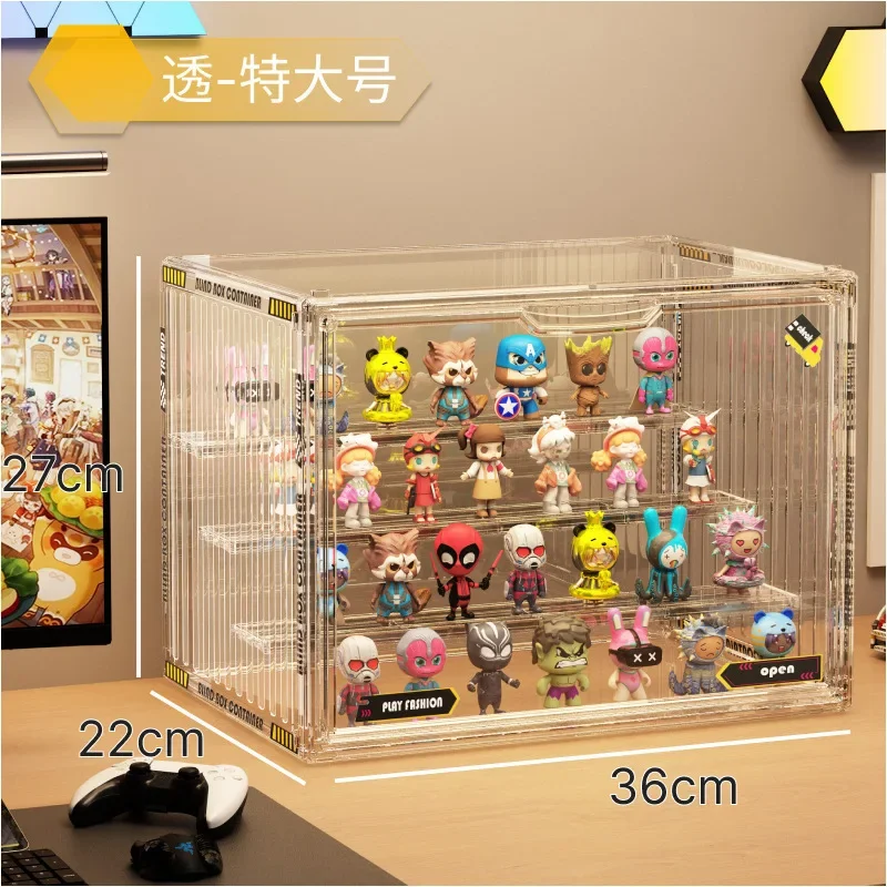 Pop Mart 3-Tier Acrylic Display Case - Dustproof Step Shelf for Anime Cars, Action Figures & Jewelry Organizer
Pop Mart 3-Tier Acrylic Display Case - Dustproof Step Shelf for Anime Cars, Action Figures & Jewelry Organizer