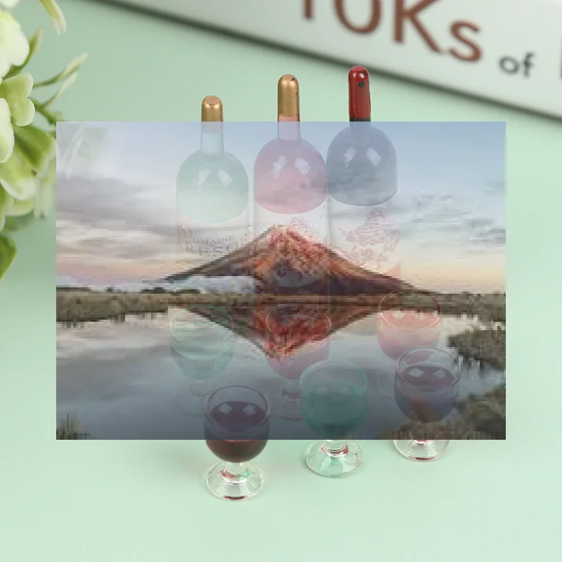 Набор из 3 новых миниатюрных бутылок вина и бокалов из смолы, модель 1/12 для кукольного домика, имитация вина
Набор из 3 новых миниатюрных бутылок вина и бокалов из смолы, модель 1/12 для кукольного домика, имитация вина