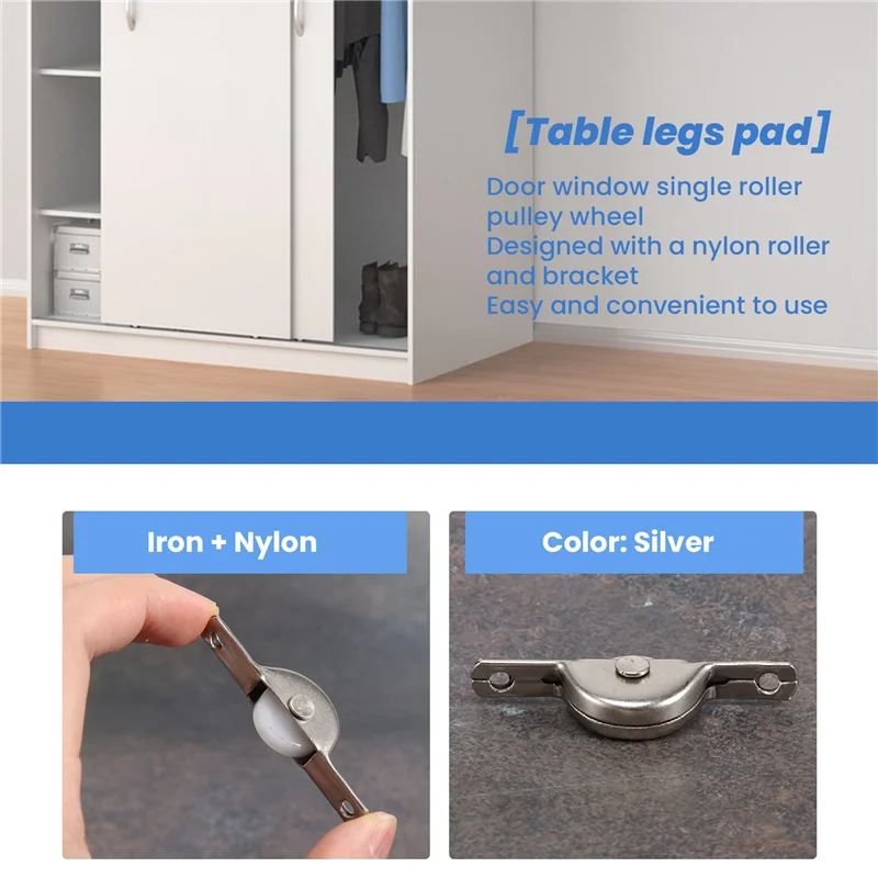 ABGR-10Pcs Door Window Cupboard Drawer Bin Single Nylon Sliding Roller Pulley Wheel
ABGR-10Pcs Door Window Cupboard Drawer Bin Single Nylon Sliding Roller Pulley Wheel