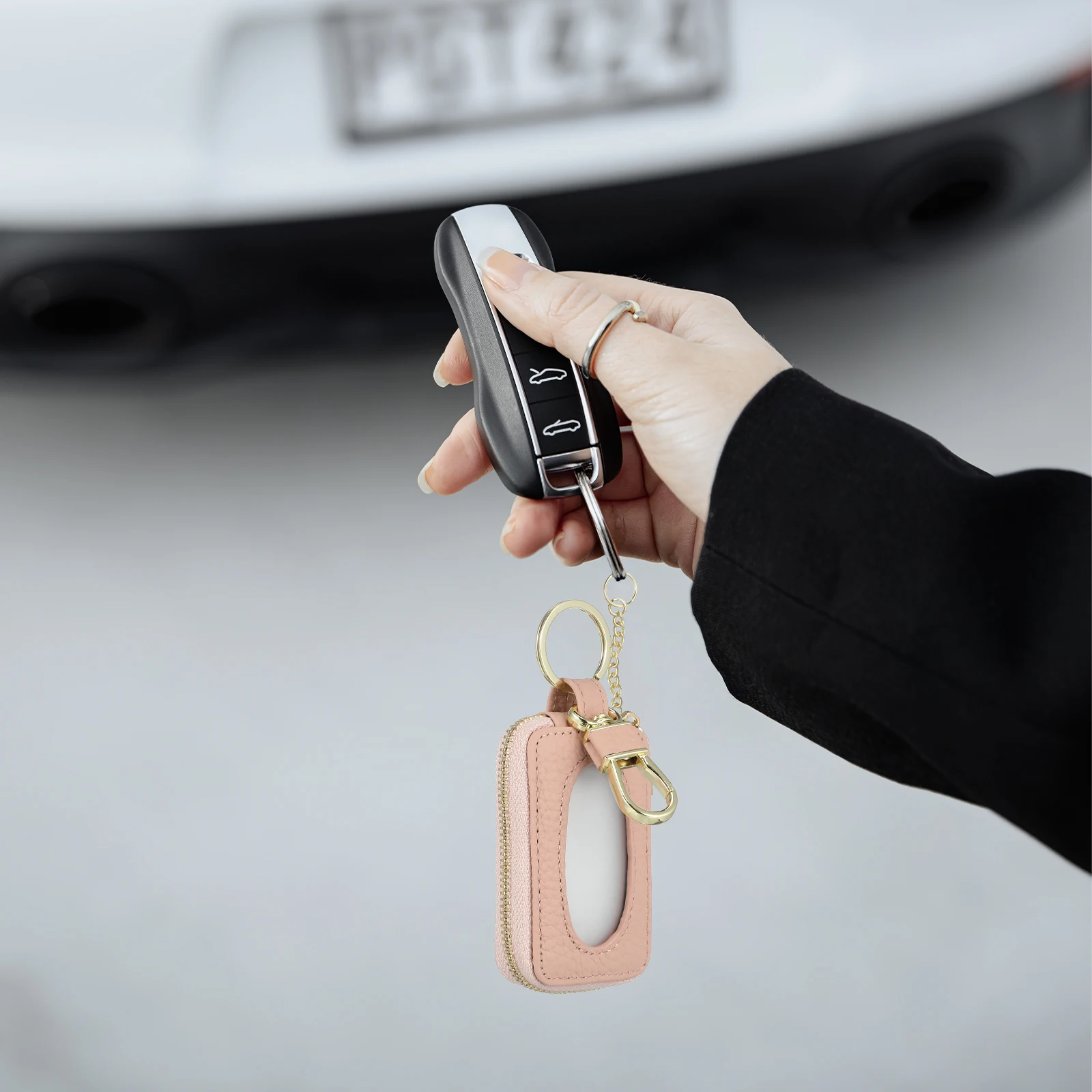 Stylish Pouch Zippered Key Fob Holder Secure Organizer Compact Key Protector For Women Men Auto Remote Case Bag Charm Mini
Stylish Pouch Zippered Key Fob Holder Secure Organizer Compact Key Protector For Women Men Auto Remote Case Bag Charm Mini